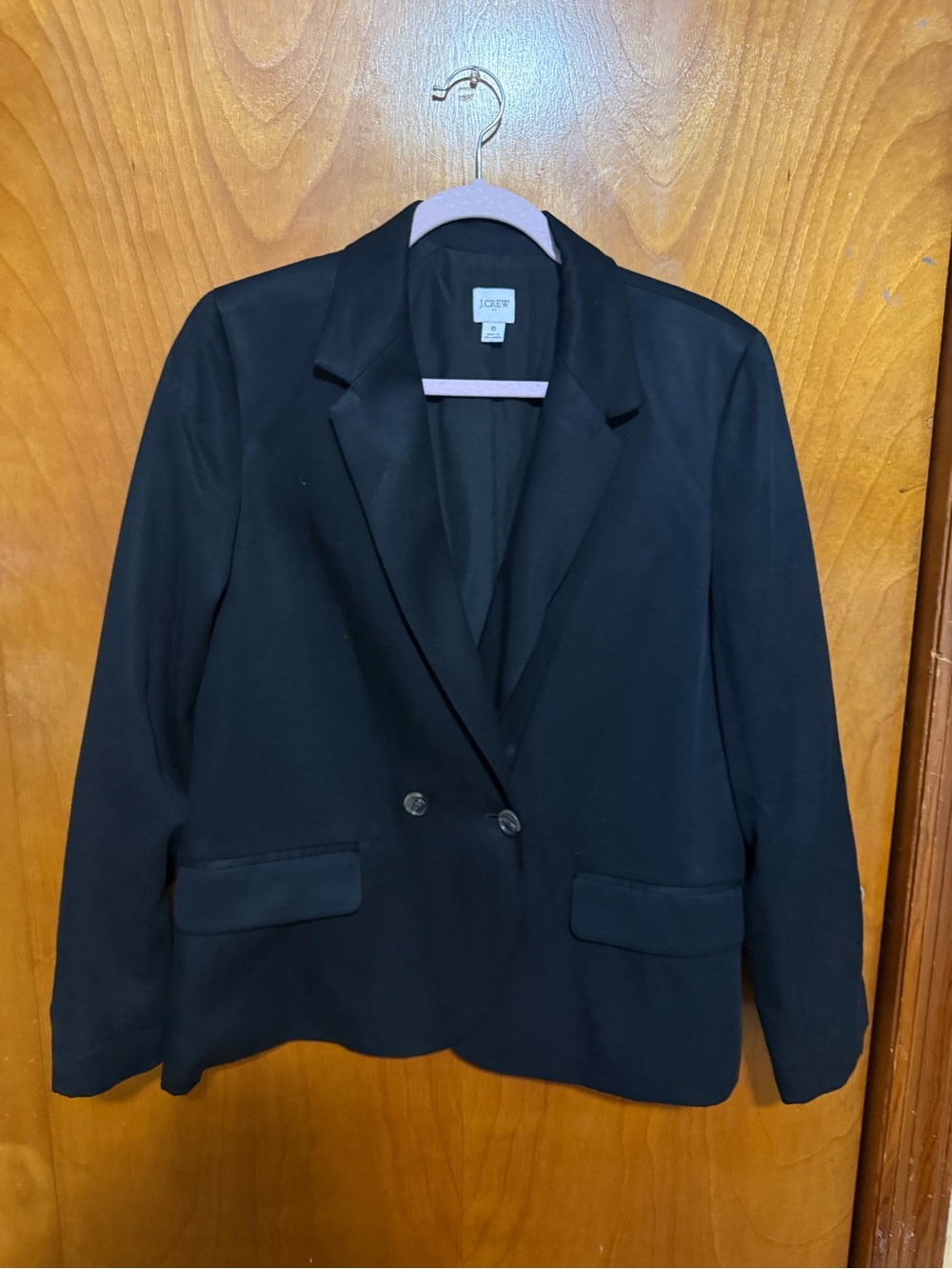 J. Crew Black Women’s Two-Button Tailored Blazer